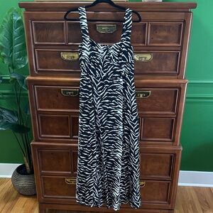 Endless Rose Anthropologie Zebra Print Dress